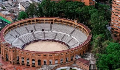 Plaza de Toros La Santamaría en Bogotá.