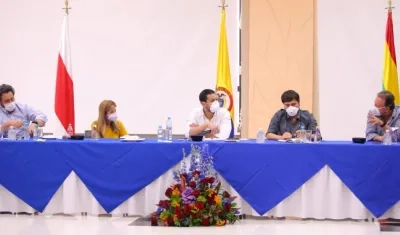 Reunión del Consejo de Seguridad Departamental.