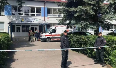 Escuela donde ocurrieron los hechos en Eslovaquia.