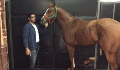 Ocean Bay, con quien fue su entrenador Ramón García.