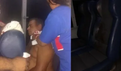 William Ariza, el comerciante herido.