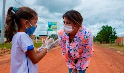 María Juliana Ruiz, primera dama.