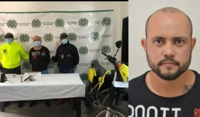 Juan Ricardo Carvajal Vargas, alias ‘El diablo’, capturado en Huila.