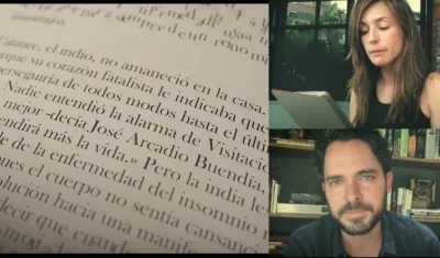 Actores leyeron Cien años de soledad.