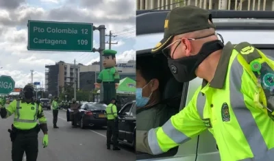 Operativos de control de la Policía.