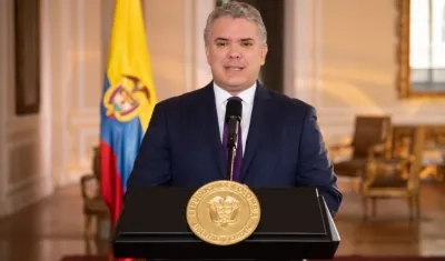Iván Duque, presidente de Colombia.