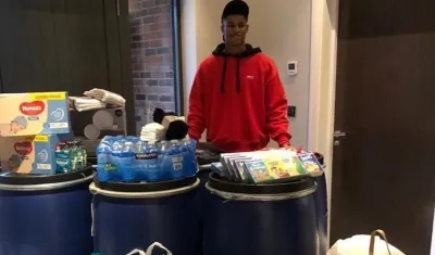 El futbolista del Manchester United, Marcus Rashford.