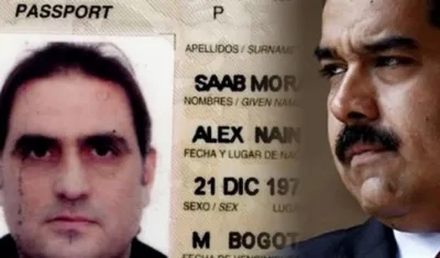 Alex Saab y Nicolás Maduro
