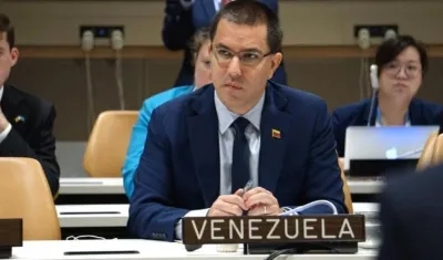 Jorge Arreaza, Canciller venezolano.
