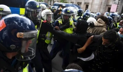 Imagen de los enfrentamientos.