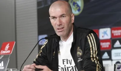 Zinedine Zidane, técnico del Real Madrid.