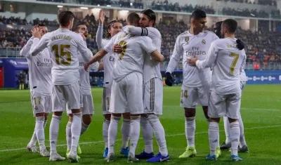Jugadores del Real Madrid.