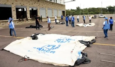 Imagen del campamento.