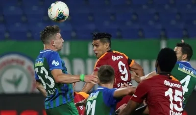 Escena del juego del Galatasaray contra Rizespor