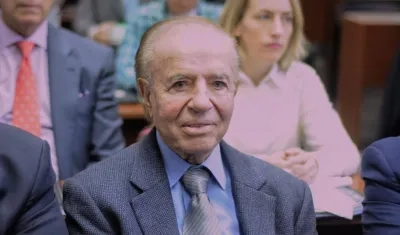El expresidente argentino Carlos Menem.