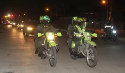 Recorridos de anoche.