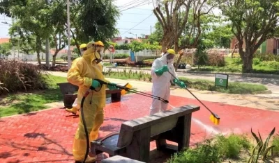 Desinfección en Barranquilla.