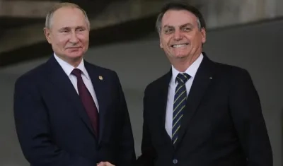 Putin y Bolsanoro.