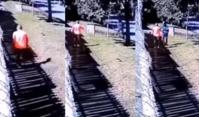 Momentos del atraco.