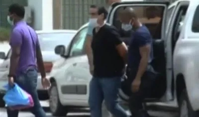 Alex Saab llegando a un juzgado de Cabo Verde.