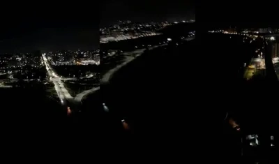 El apagón en el tramo.