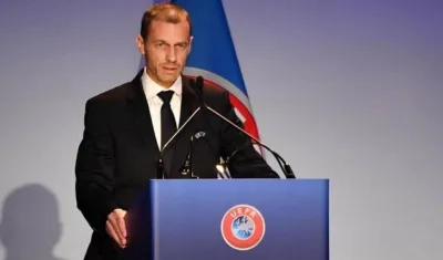 El presidente de la UEFA, el esloveno Aleksander Ceferin.
