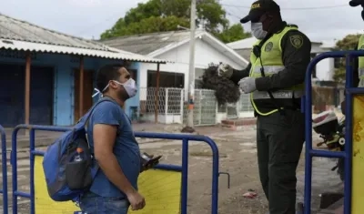 Cerco epidemiológico en el barrio Las Nieves.