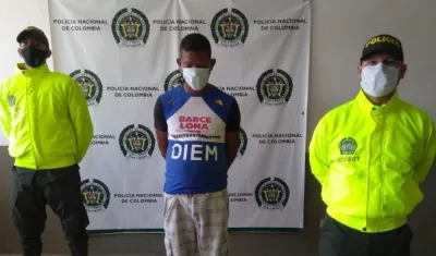 Capturado en Campo de la Cruz.