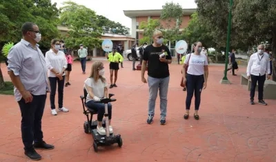 Visita de la Gobernadora a Baranoa.