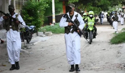 Patrullajes conjuntos en los municipios.