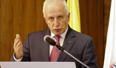 El presidente del Comité Olímpico Colombiano (COC), Baltazar Medina.