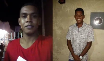  Deymar Javier Jiménez Marriaga (izquierda) y su hermano Osnaider Jiménez Marriaga.