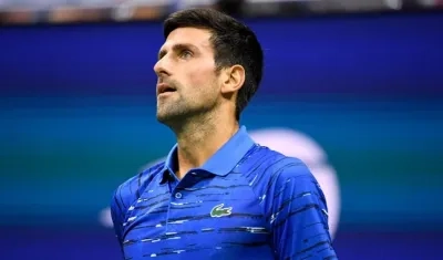 El tenista serbio Novak Djokovic.