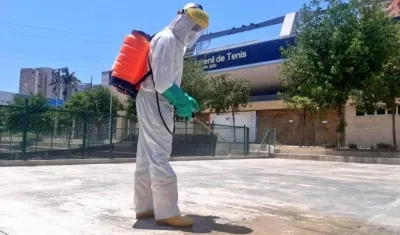 Desinfección en Barranquilla.