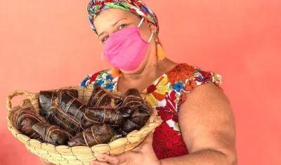 Los tradicionales y deliciosos pasteles de Pital de Megua.