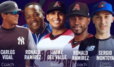 El cuerpo técnico de Caimanes.