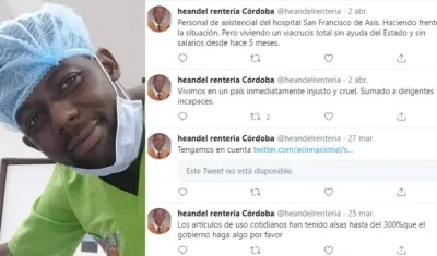 Heandel Rentería Córdoba y sus denuncias.