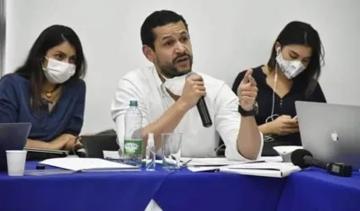 El Viceministro del Interior, Daniel Palacios.