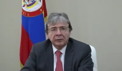 Carlos Holmes Trujillo, ministro de Defensa.