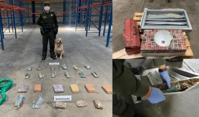 Hallazgo de la droga.