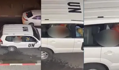 Imágenes del suceso.