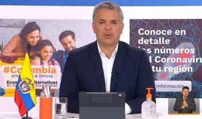 Iván Duque, presidente de Colombia.