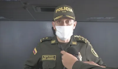 Henry Sanabria, comandante de la Policía Metropolitana