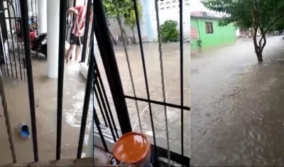 Imágenes de las inundaciones en El Concorde.