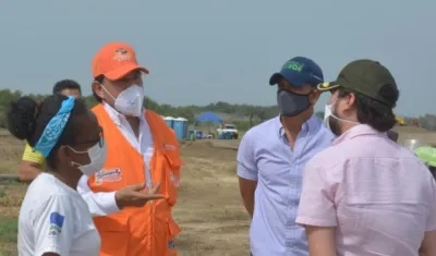 Autoridades del Magdalena y Barranquilla.