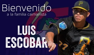 El lanzador Luis Escobar.