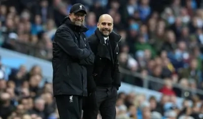 Jürgen Klopp y Pep Guardiola.