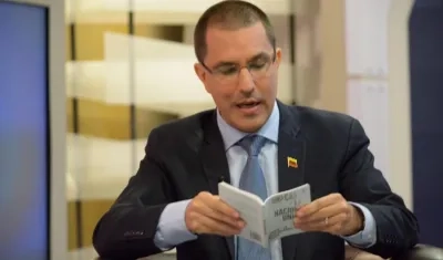 El Ministro para Relaciones Exteriores de Venezuela, Jorge Arreaza.