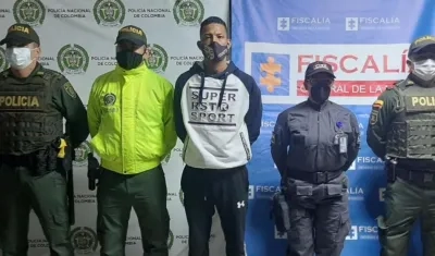 La captura se realizó en Medellín.