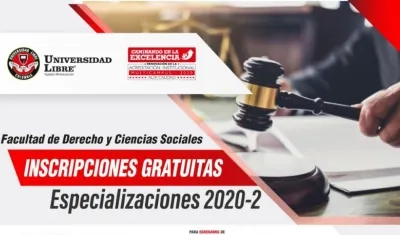 Descuentos en matrículas en la Universidad Libre.